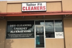 Exterior view of Tailor Fit Cleaners, Pflugerville.